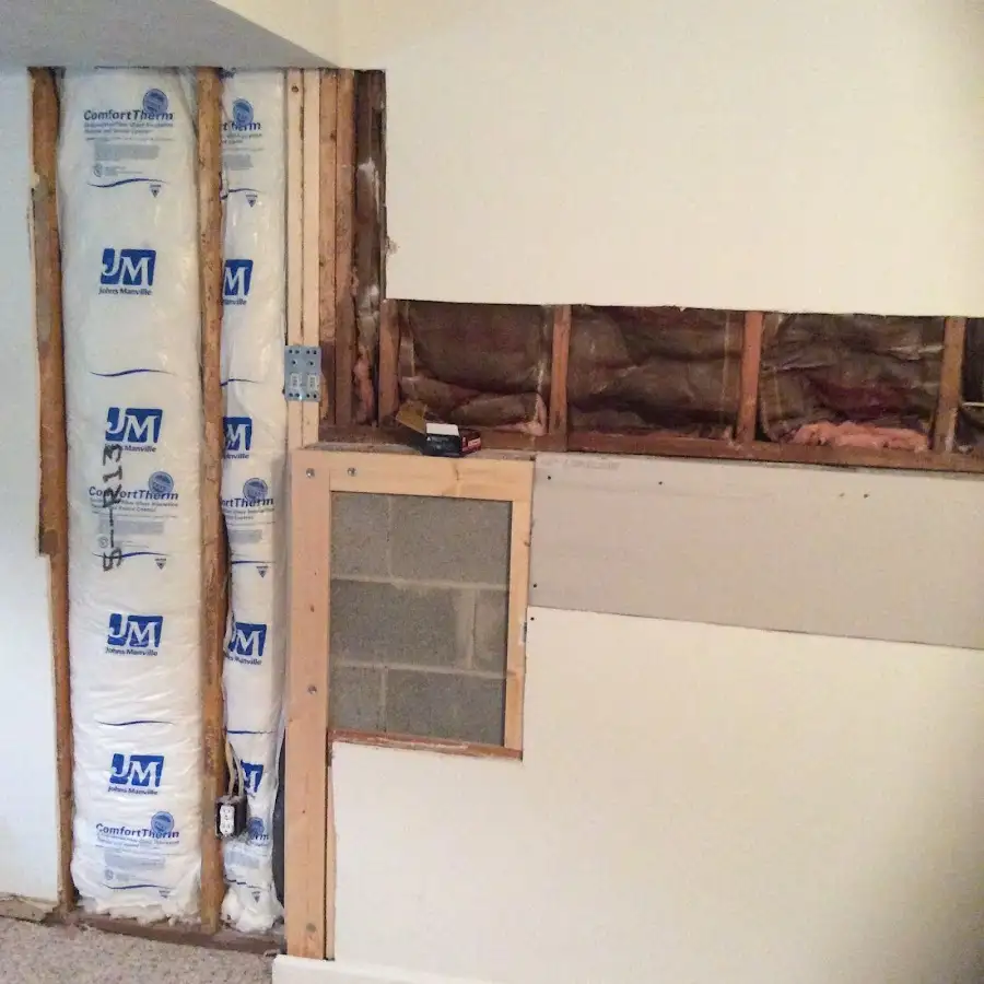 Wall insulation replacement during Structural Drying in Drexel Heights